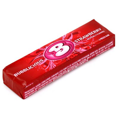 Bubblicious chewing gum alla fragola
