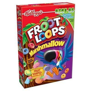 KELLOGG'S FROOT LOOPS CEREALI CON MARSHMALLOWS - Snack Americani