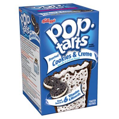 Pop Tarts con glassa cookies & cream