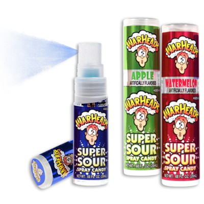 Caramella Aspra Spray Warheads Super Sour